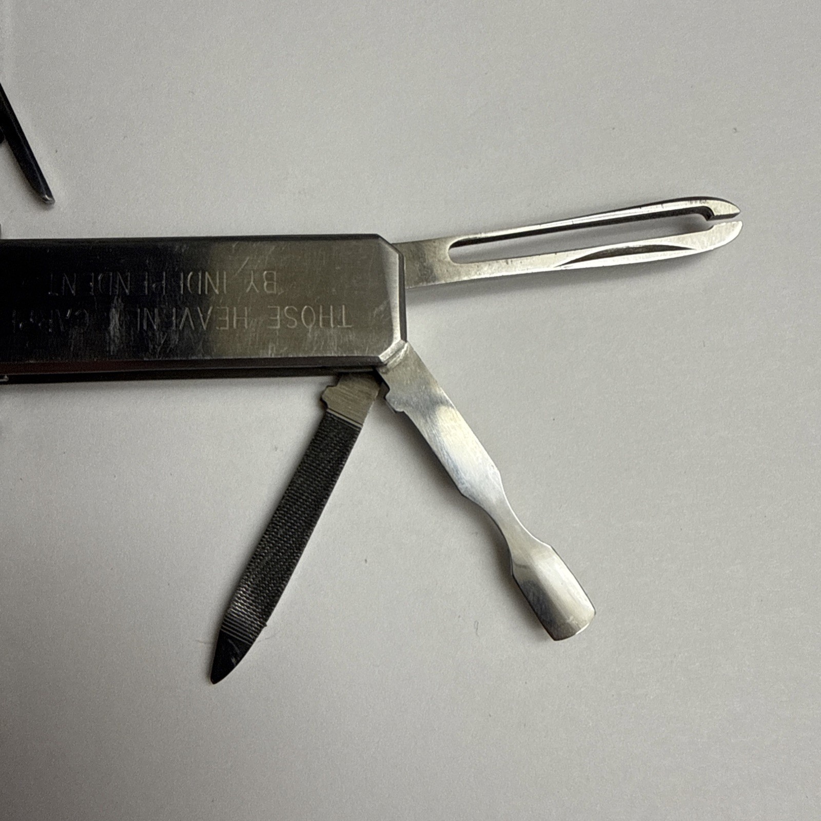 Studio Italy Rostfre Regdes Small Thin Mini Multi-Tool Pocket Knife Scissors Lot