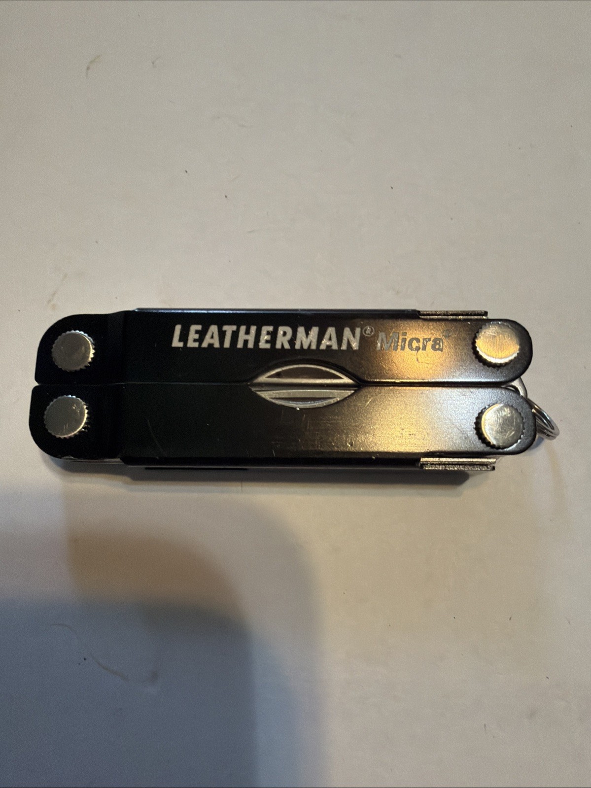 Leatherman Micra Multi-Tool Stainless Steel Blade Knife, Scissors, Key Ring