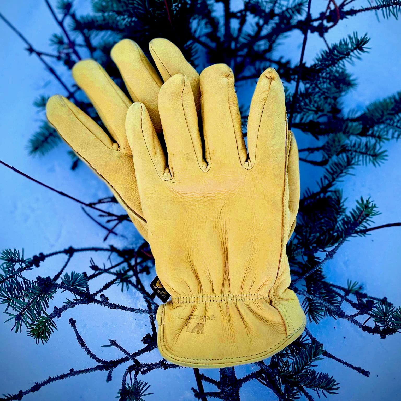 Wells Lamont Men’s Insulated Deerskin Thinsulate Winter Gloves, Extra Large 963