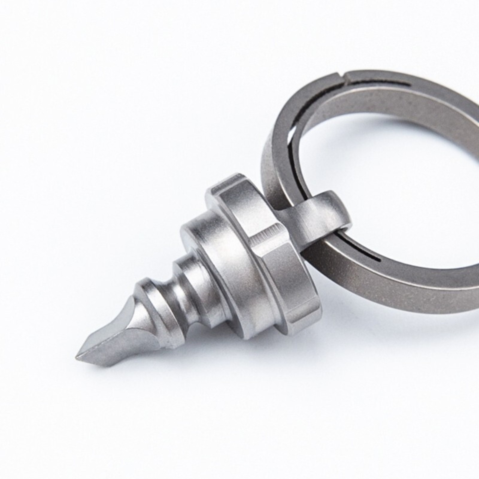 360 Degree Titanium Integrated Belt Universal Quick Release Buckle Car Keychain