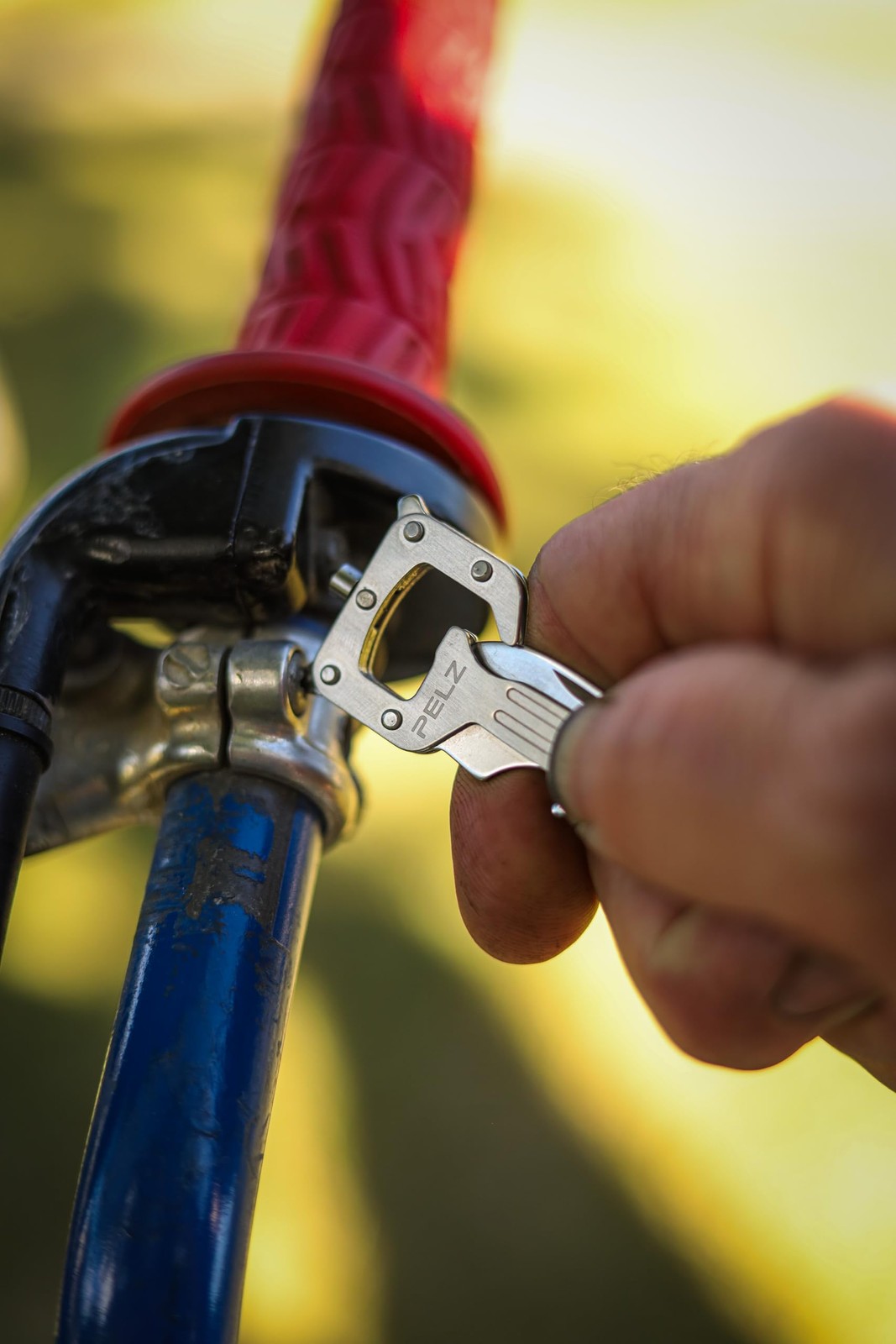 KeyTool Silver 12-in-1 Keychain Multi Tool with Carabiner
