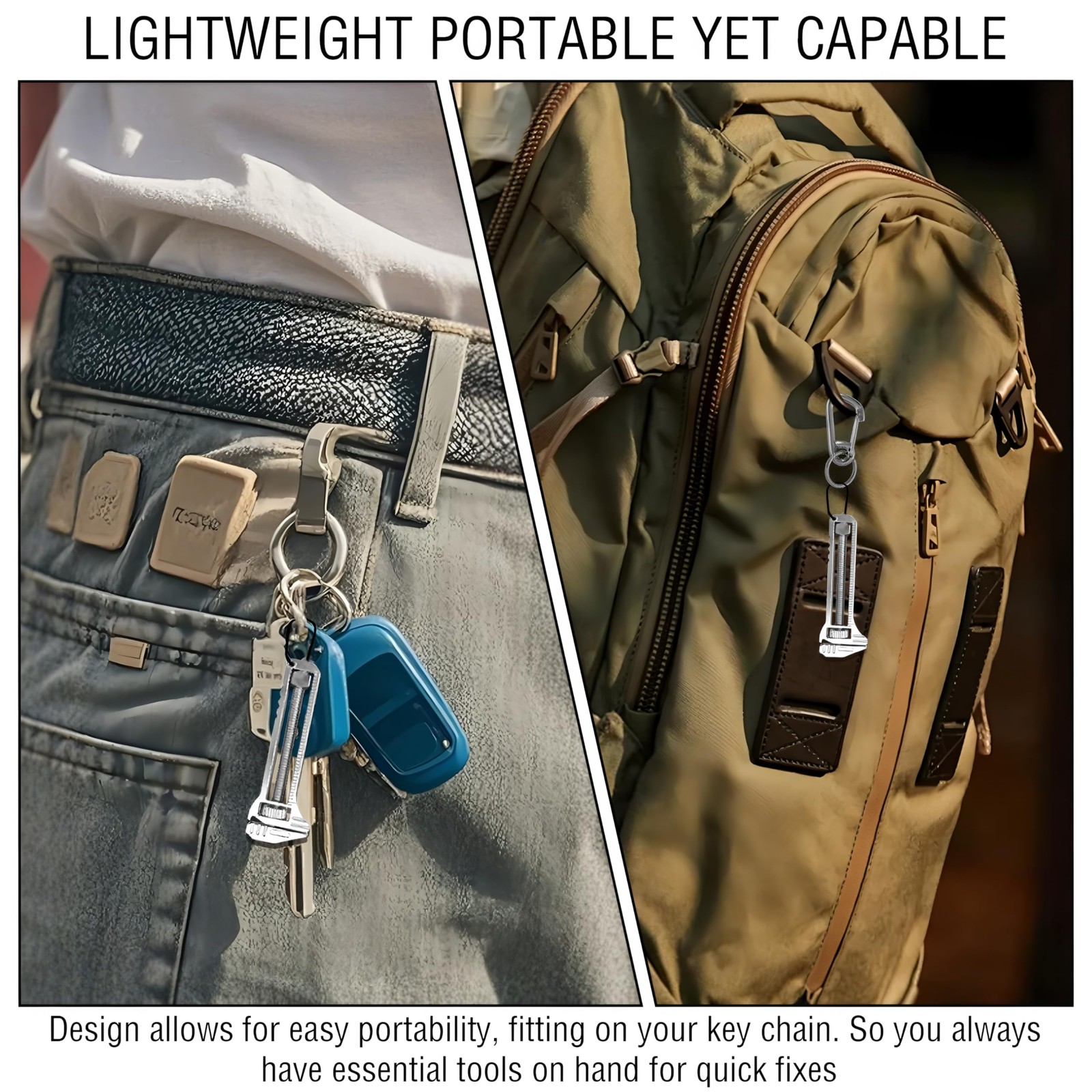 3PCS Compact Titanium Multitool Pocket Multitool EDC Gear,Lightweight Portabl…