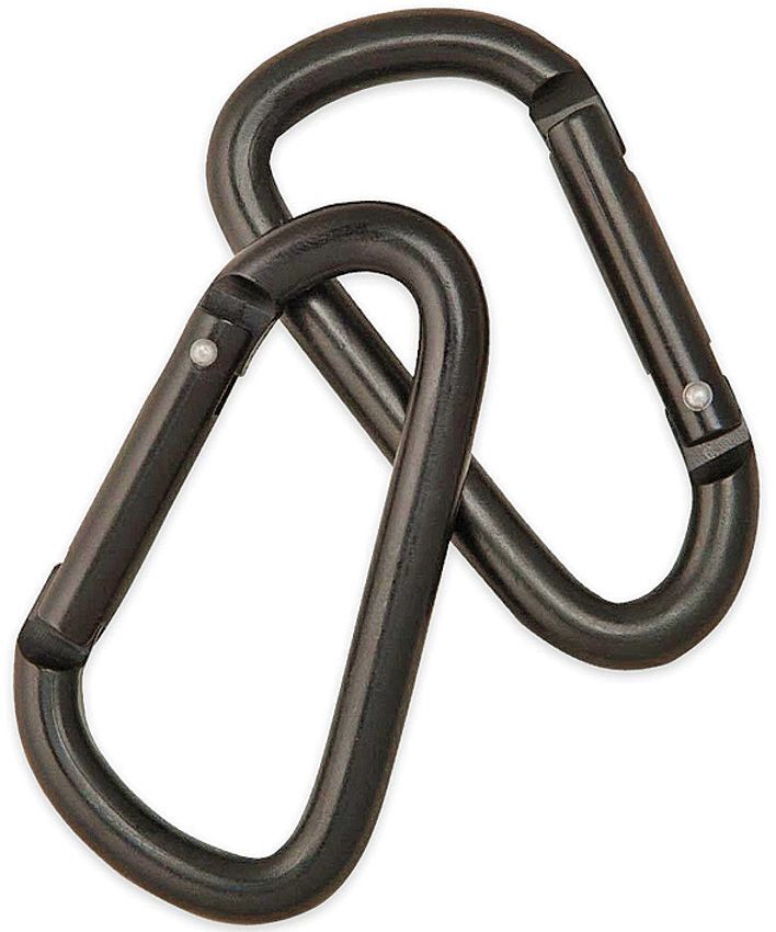 Carabiner | 2 Pack Small 2.25″ Overall Non-locking Biner Gear Camp Backpack EDC