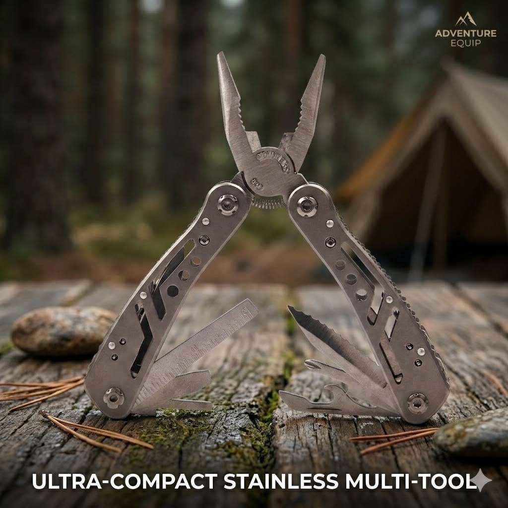 Traveler 23-in-1 Multi-Tool Pliers Stainless Steel Pocket Knife EDC with Case