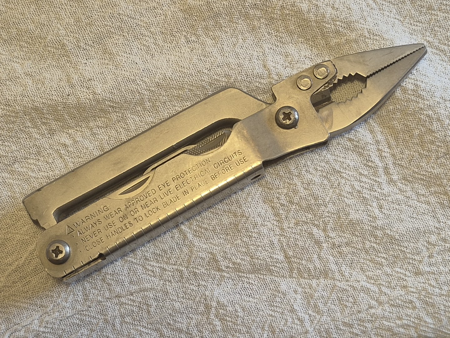 Klein Tools 1016 Multi Tool Pliers, Knife, Saw, File, Saw, Wire Stripper + More