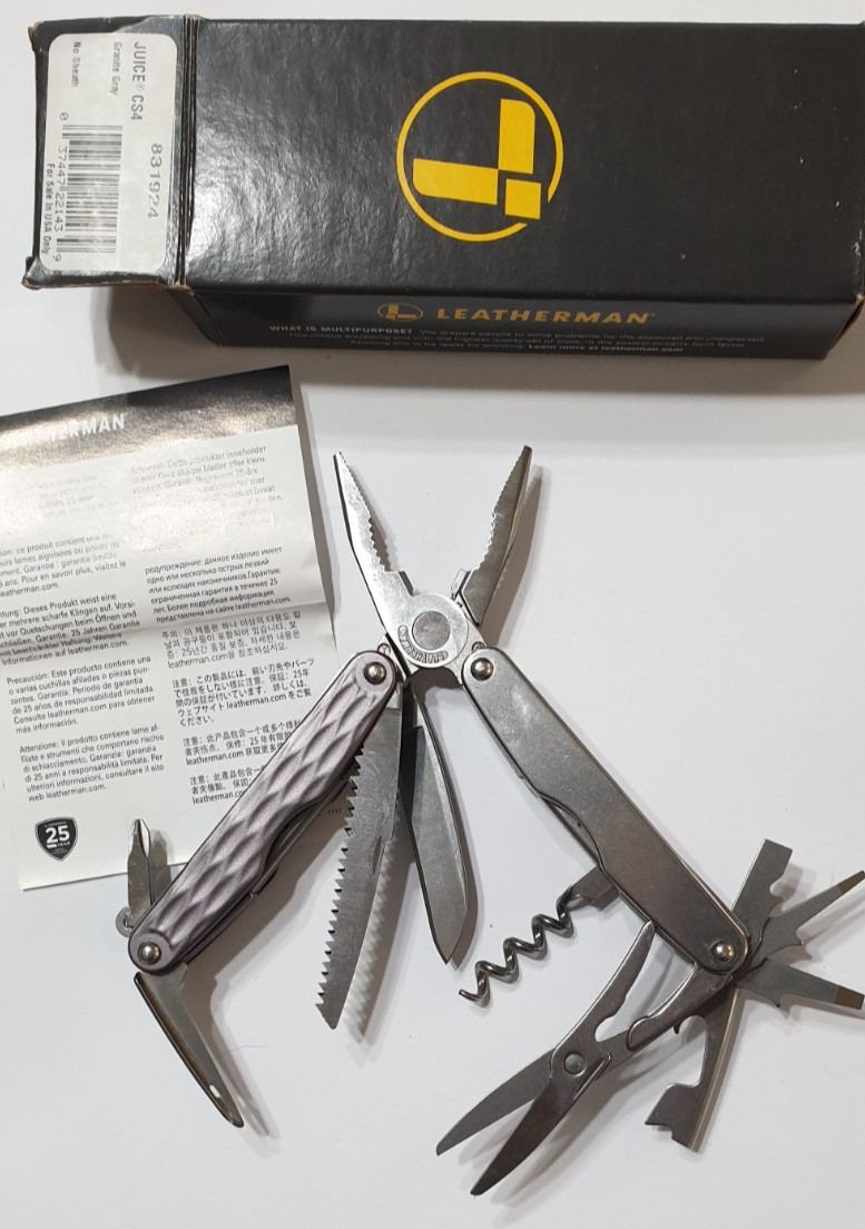 🔥🔥🔥 Leatherman Juice CS4 Gray Rare Retired Multi Tool Collectable New In Box