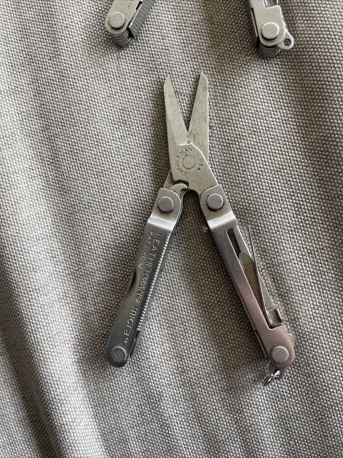Nice Set Of Two Leatherman Micra Multi Tool Used (163)