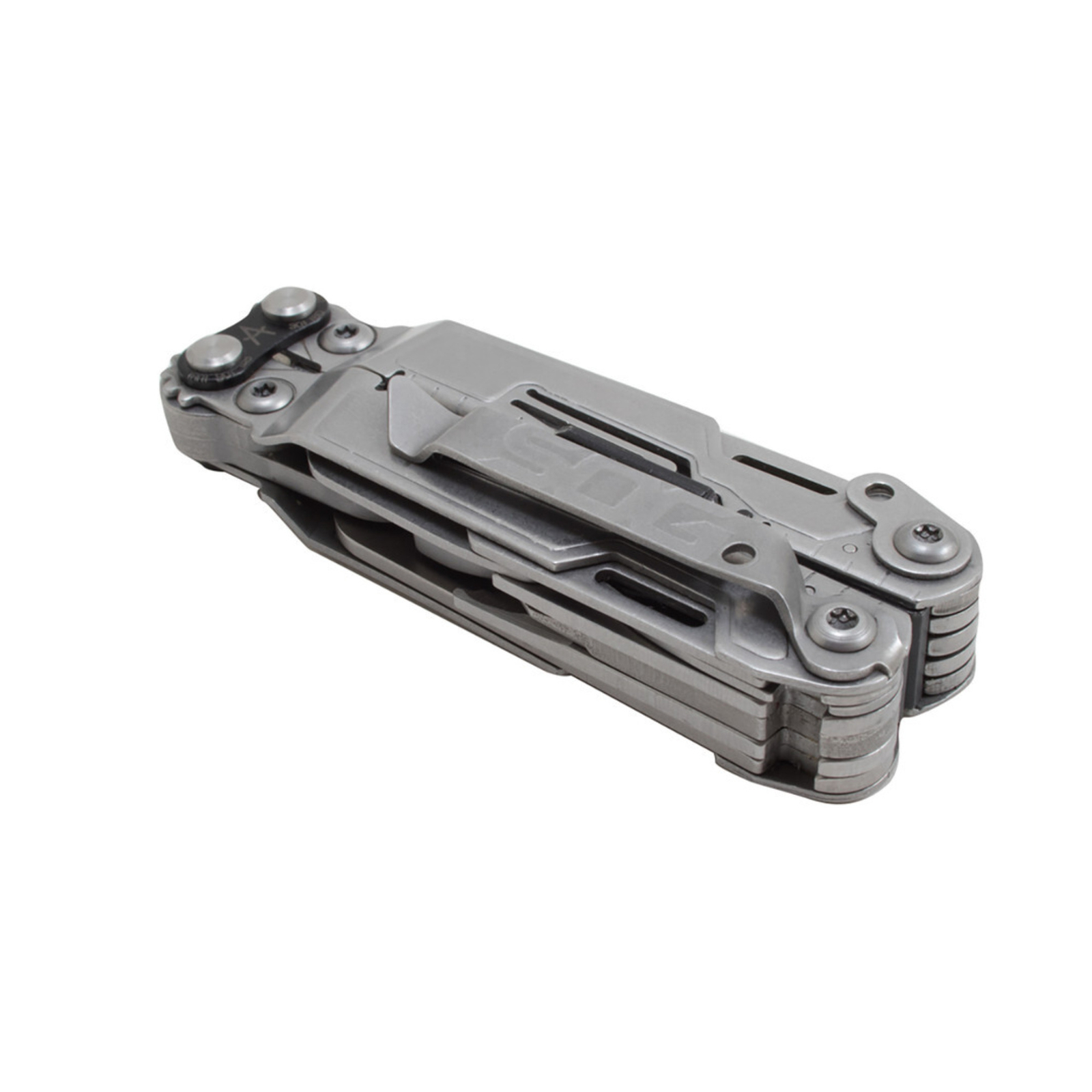 SOG PowerPint Mini Compact Stone Wash Stainless Steel Pocket Multi Tool 18