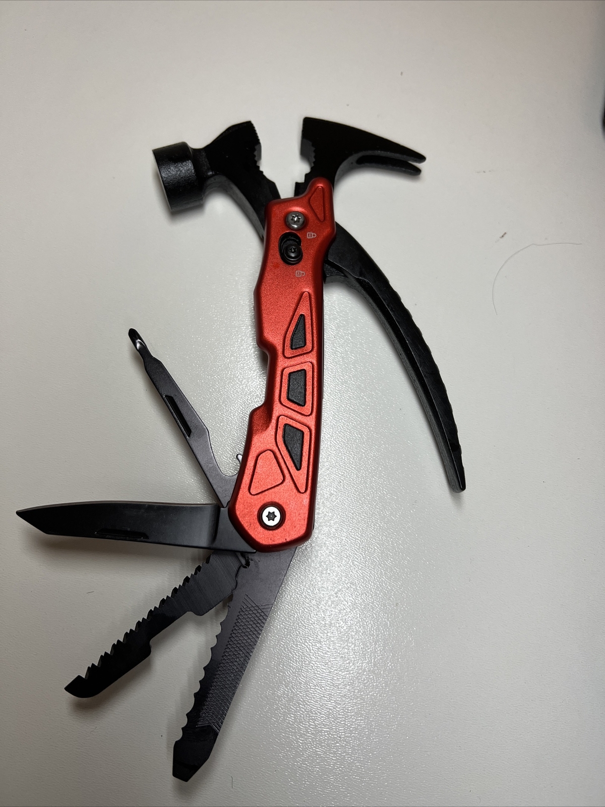 13 in 1 Multi-Function Hammer Stainless Steel Tool Wrench Pliers Blade Knife