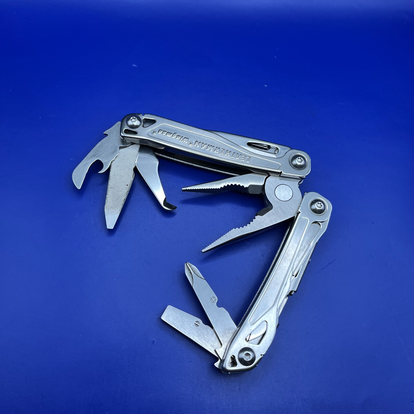 Leatherman Stainless Steel Wingman Multi Tool Scissors Knife Plier