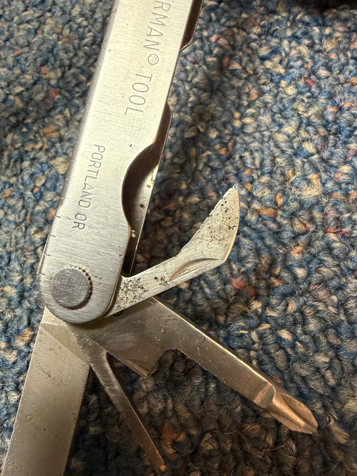 Original Leatherman tool, 8 blades + pliers, USA, as-found, good condition