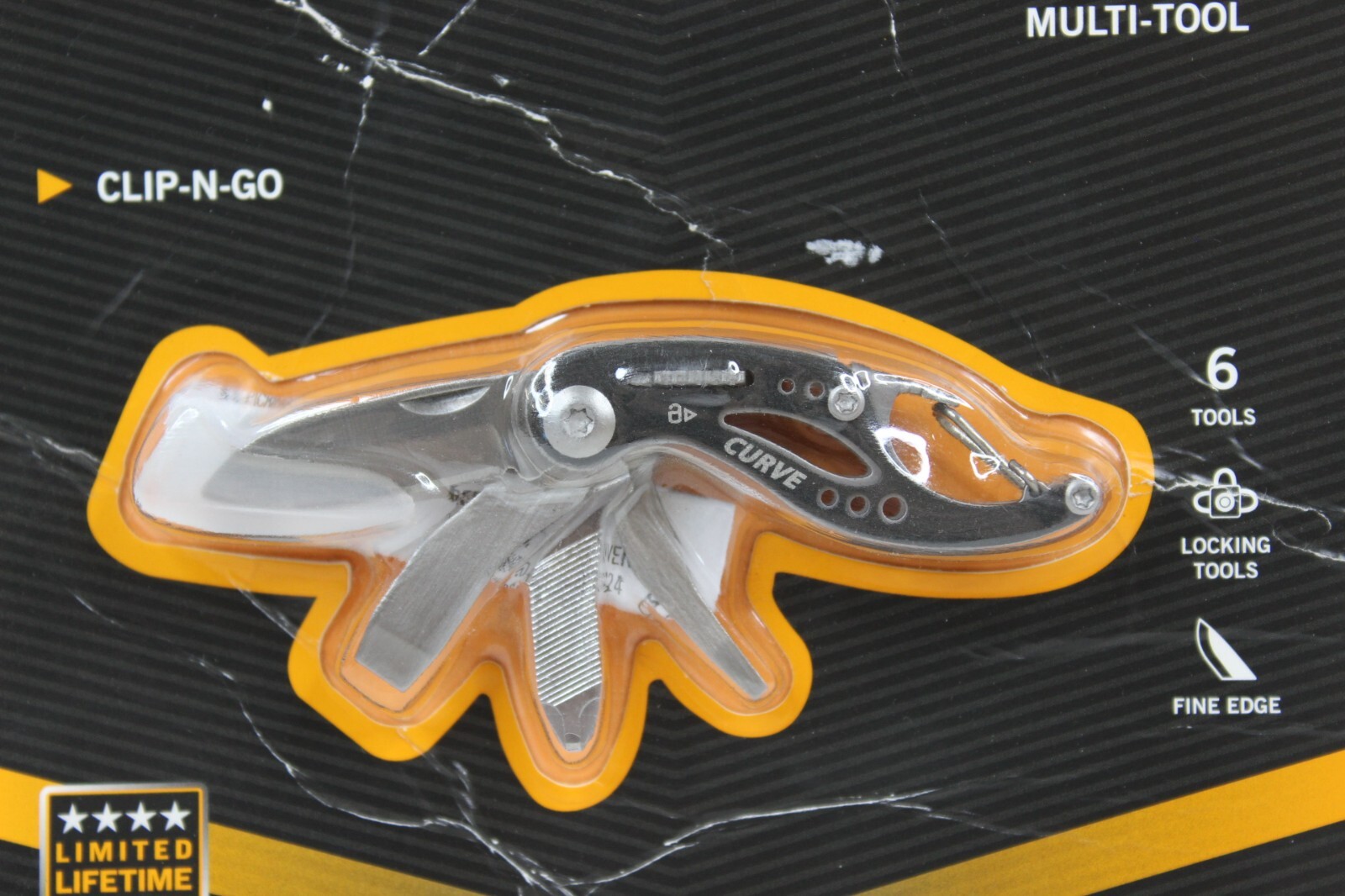 Gerber Curve Multi-Tool Clip-N-Go 6-Locking Tools Fine Edge 2016 New & Sealed