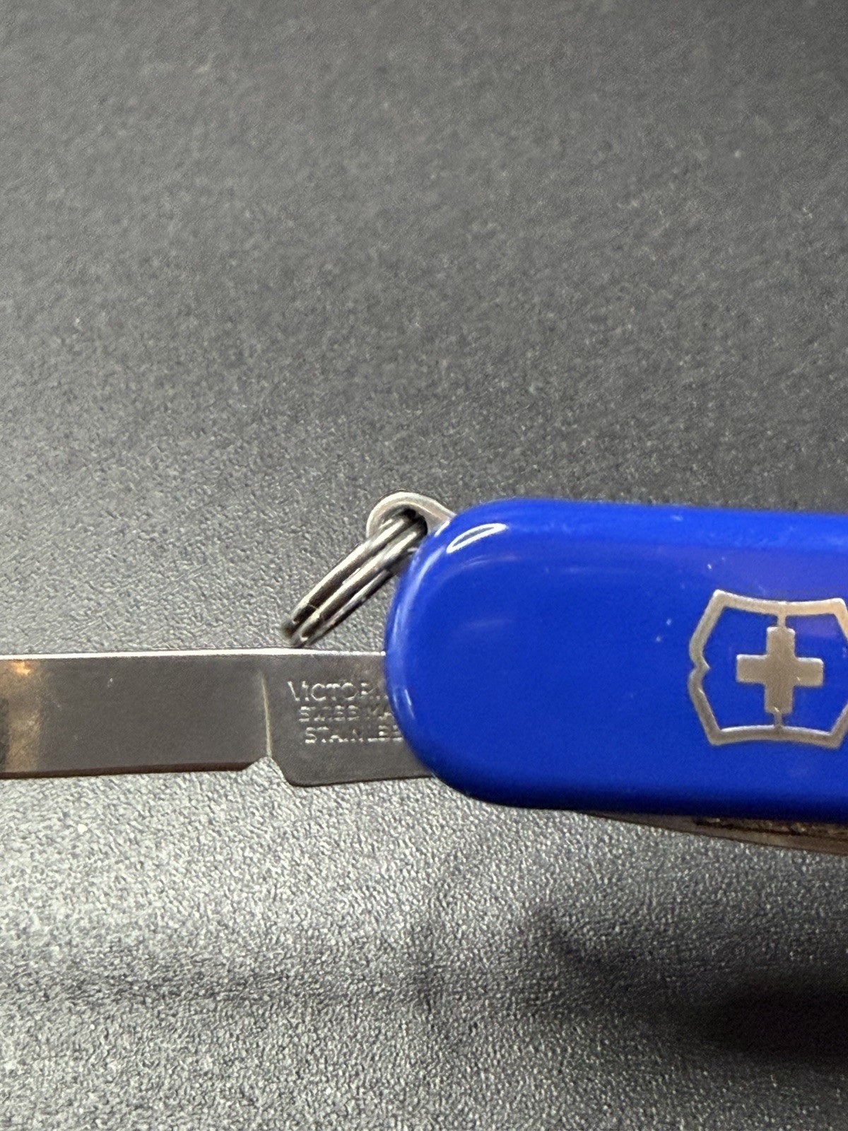 Swiss Army Victorinox Blue 58mm Small/Mini/Keychain/Multitool/Box/5 Tools