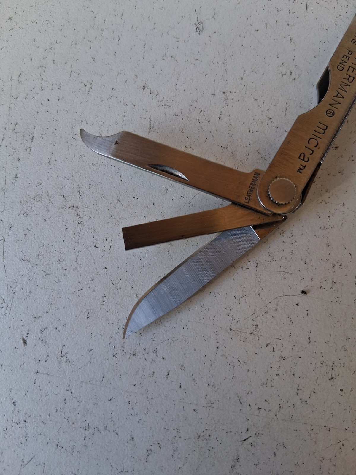 Leatherman Bosch Micra Multi-Tool, Knife, Scissors, Key Ring, Stainless