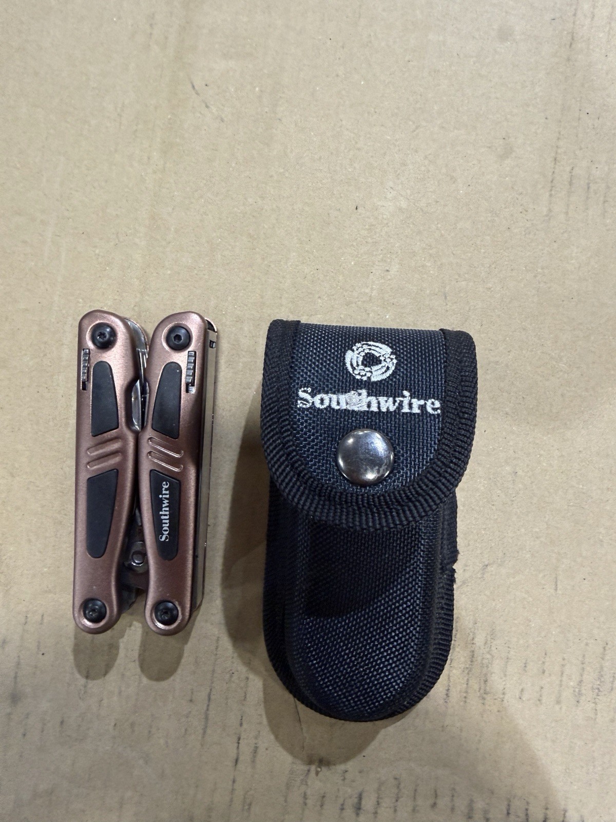 Southwire Multi-Tool Pliers Stainless Steel Copper Black Silver with Sheath