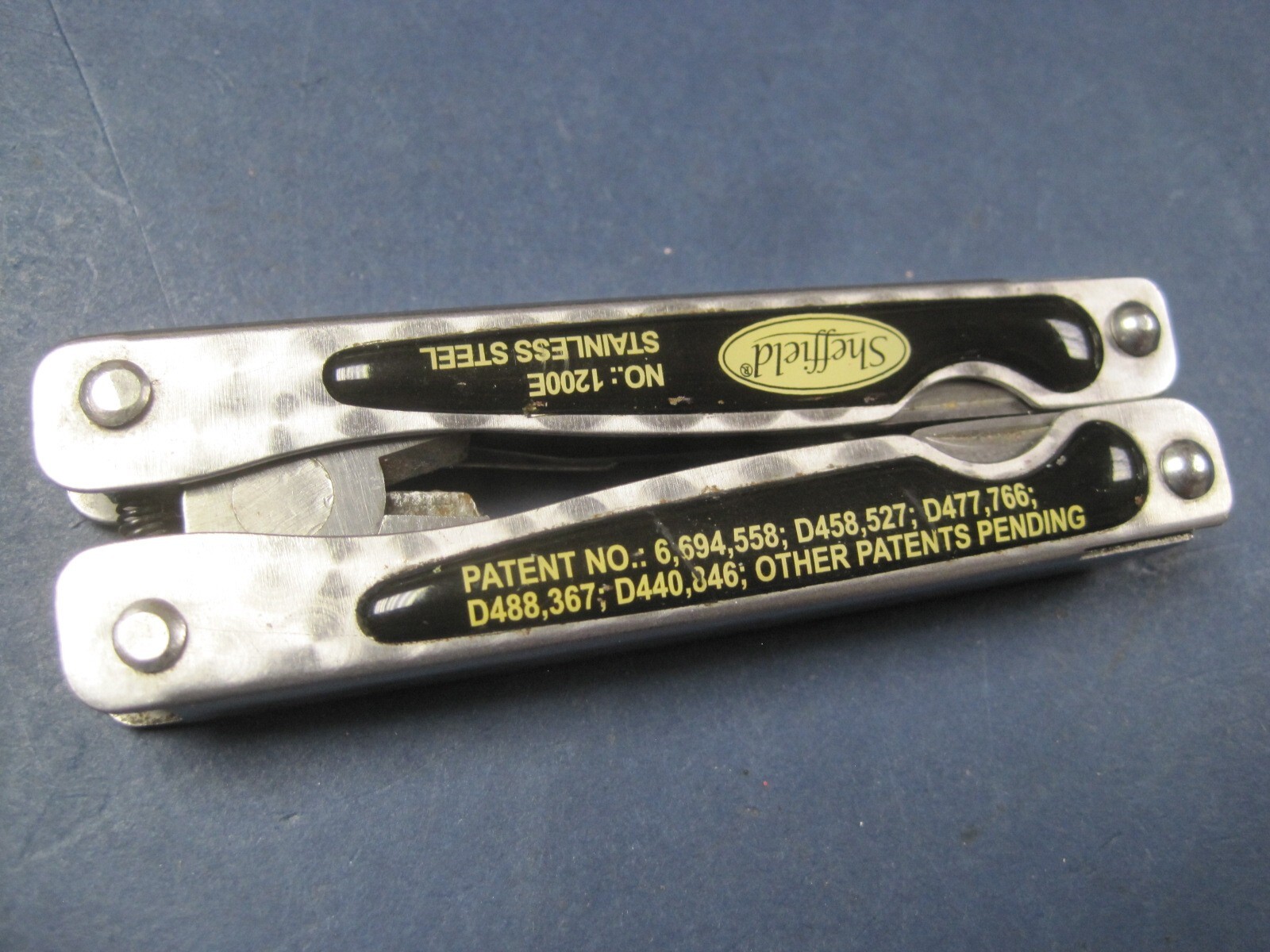 Sheffield No 1200E Stainless Folding Multi Tool 9 Tools VGC & Clean
