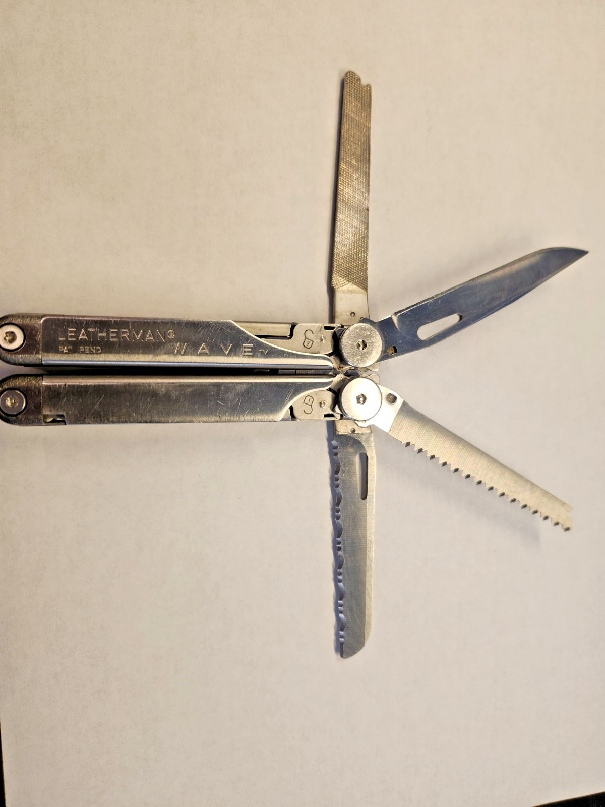 Nice! Vintage Leatherman Wave USA Stainless Steel Multi Tool Nov 99 FREE SHIP
