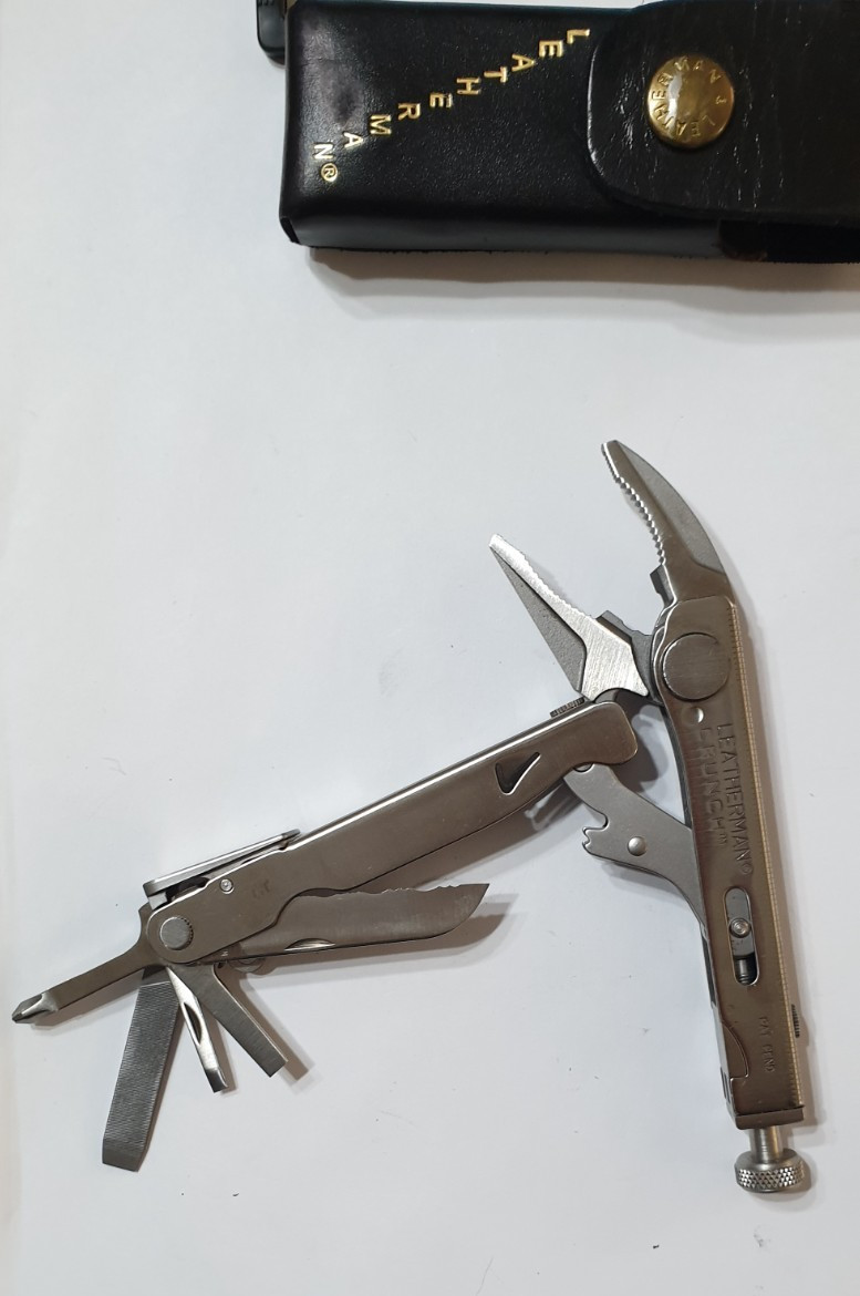 🔥 Leatherman Squirt PS4 Black Rare Used Multi Tool Keychain Collectable Retired