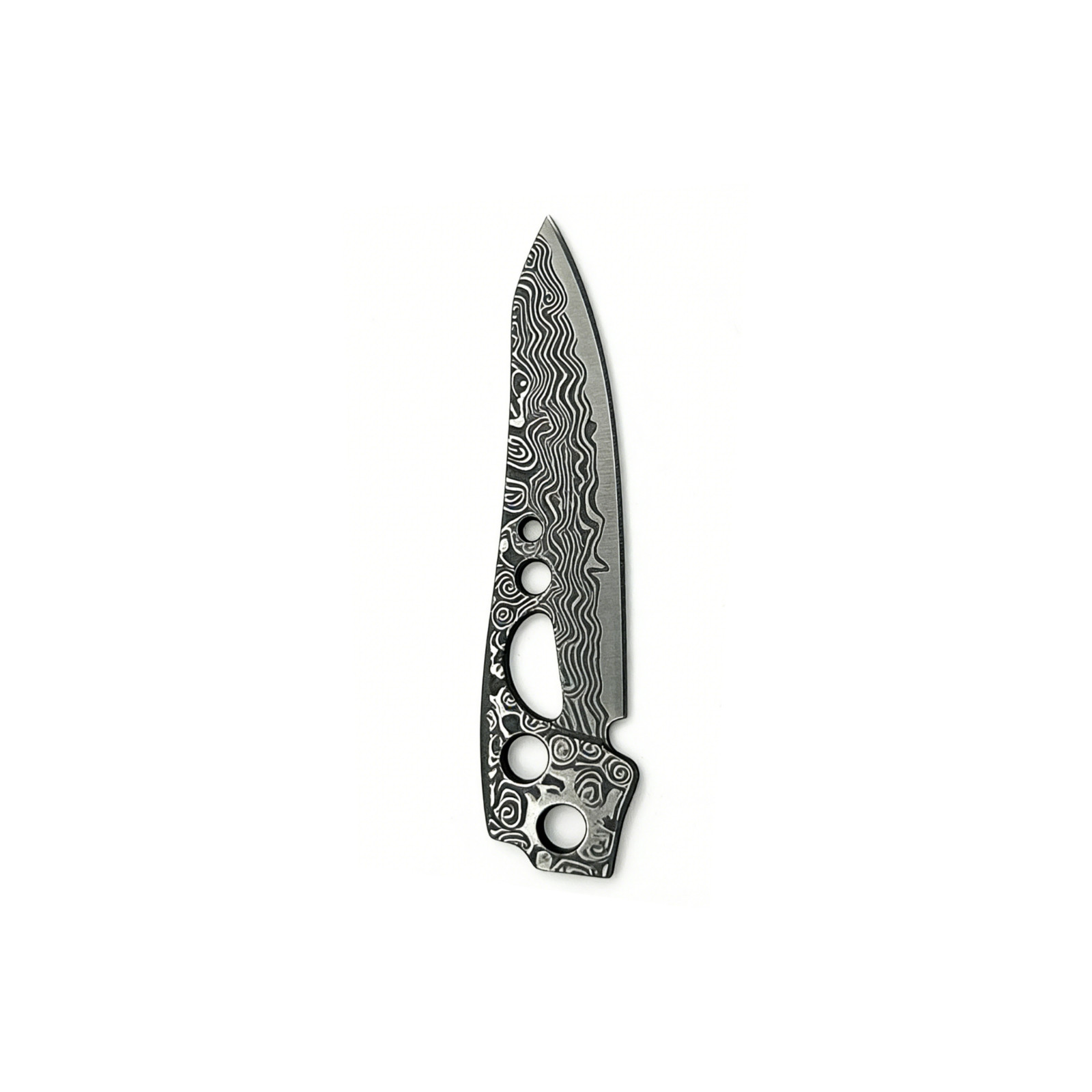 Custom VG10 Damascus Blade for LEATHERMAN SKELETOOL – CNC, 60HRC