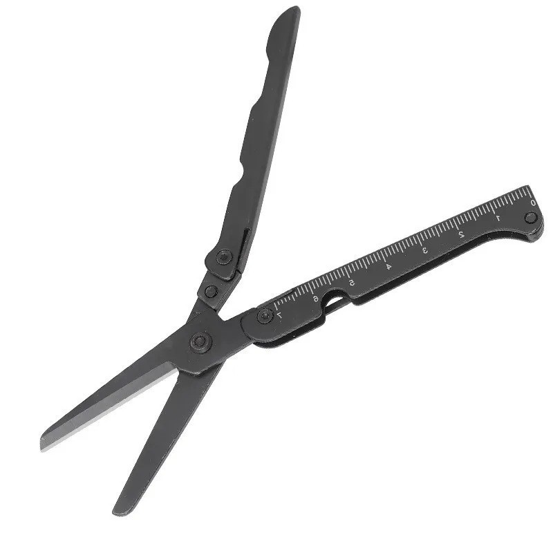 Portable Folding Stainless Steel Scissors Outdoor Camping Fishing Survival Tool