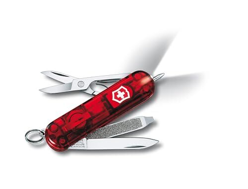 VICTORINOX Signature Light Translucent Red Knife Disaster Prevention Goods