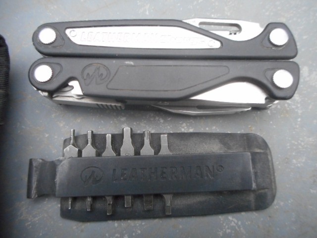 Leatherman Charge Pat Pend 154CM Multi-Tool USA With Leather Case And Bits