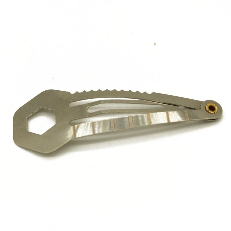 Military Army Survival Escape Multifunction Tool Knife Spy Hair Clip Pin Wrench