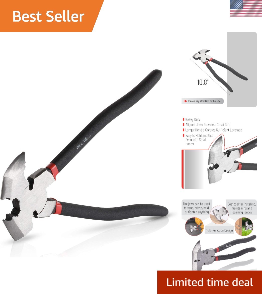 Professional Multi- Plier Fence Tool: 10″ Cutting Capacity for Construction Use