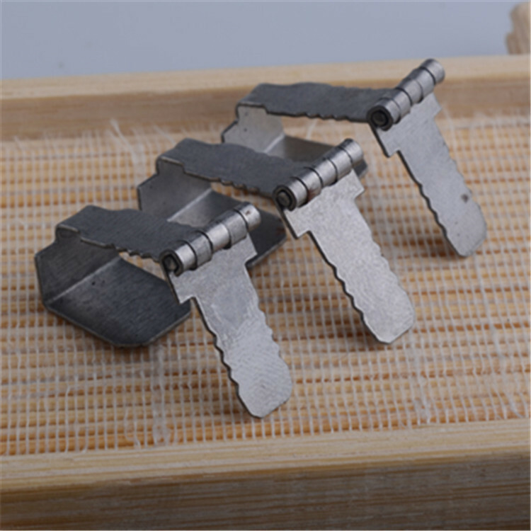 2PCs. Shell Hinge for ZORRO & ZIPPO Stainless Iron / No Plating 3.3*0.9 CM