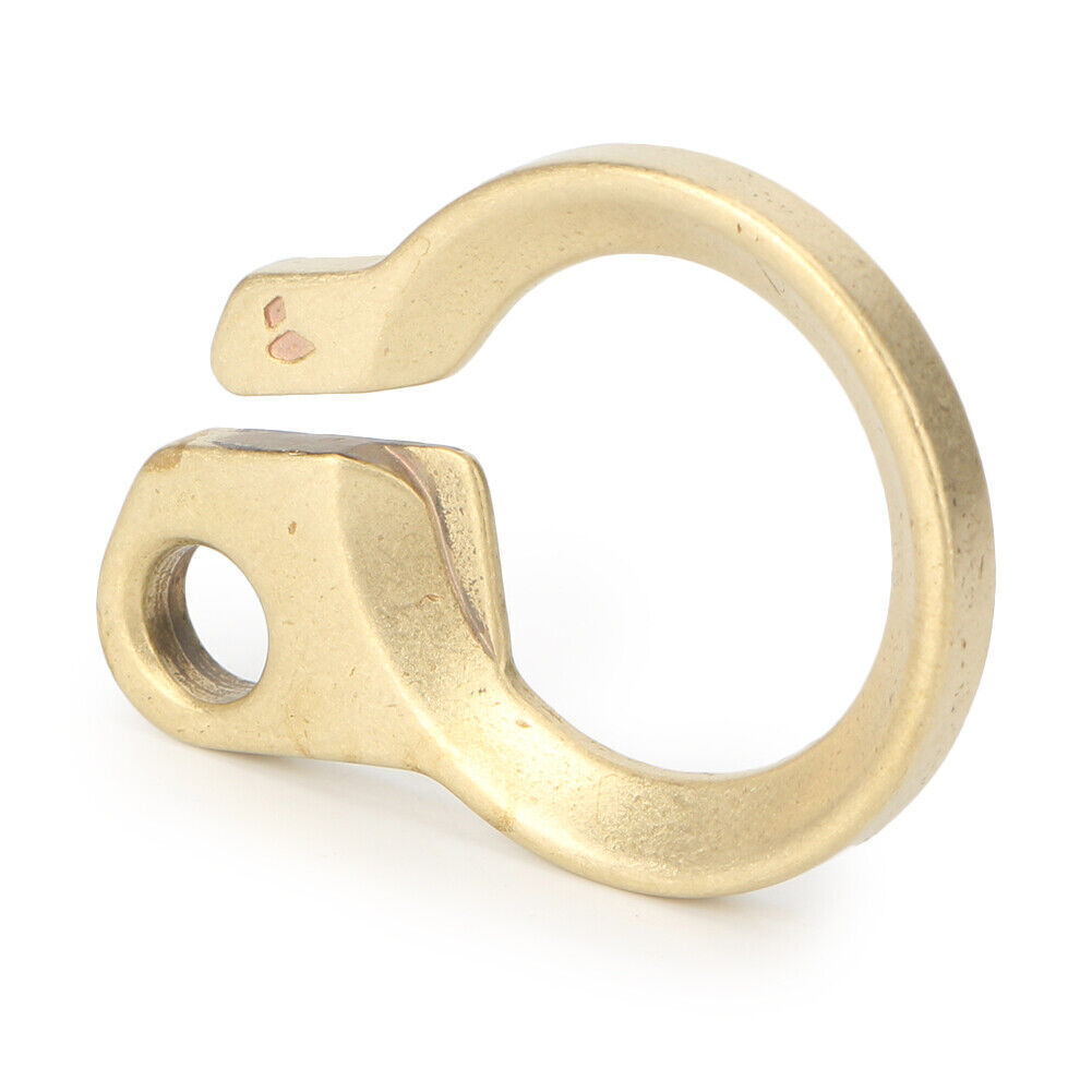 Gold Key Chain Carabiner Bottle Opener Tool EDC Outdoor Solid Brass New
