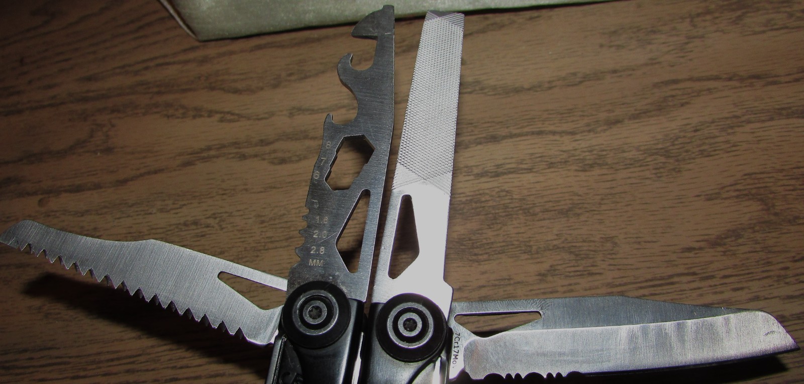 BOKER PLUS SPECIALIST BLACK MULTI-TOOL PLIERS & NYLON SHEATH, USED – VG