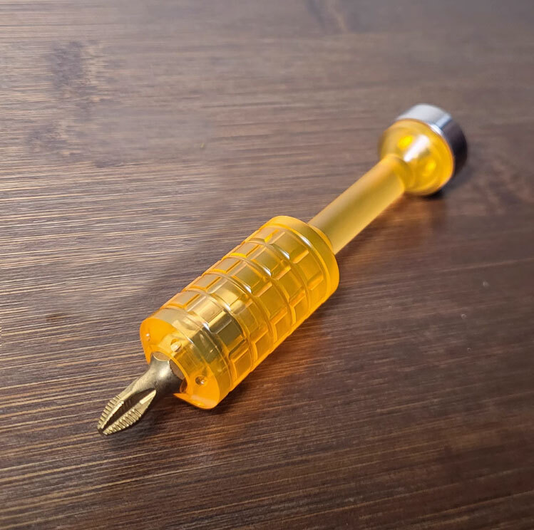 EDC Mini Screwdriver Portable Gadget Cross Bit Riding Equipment Gear Pocket Tool