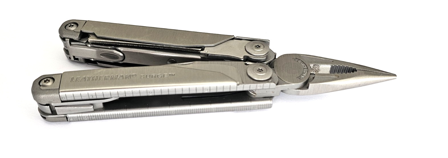 Leatherman Surge Multitool Pocket Knife in Original Leather Sheath Sheath Mint 1st
