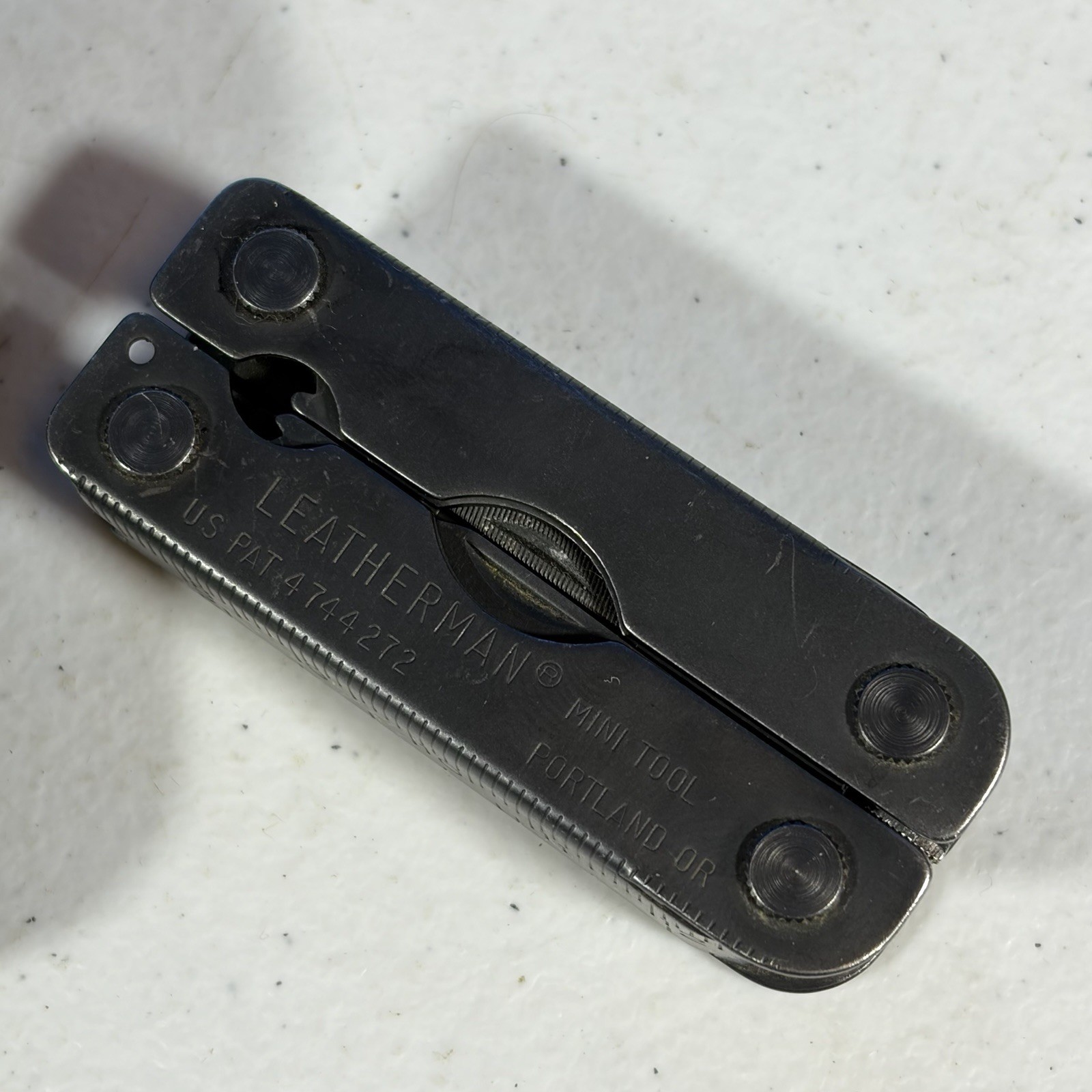 Leatherman Black MINI TOOL Black Multi Tool W/ Sheath