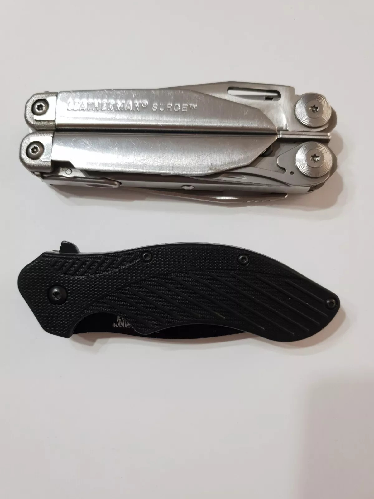 🔥 Leatherman Surge Multi Tool Large Scissors Heavy Duty + Kershaw Folding Set
