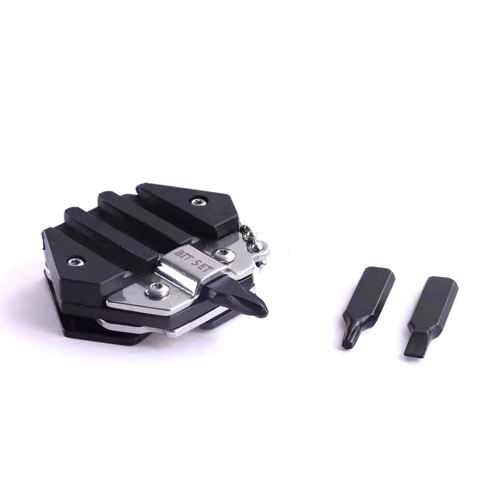 Multitool Card Key Chain – Hexagonal Kit with Micro Screw Driver Set, Bottle …