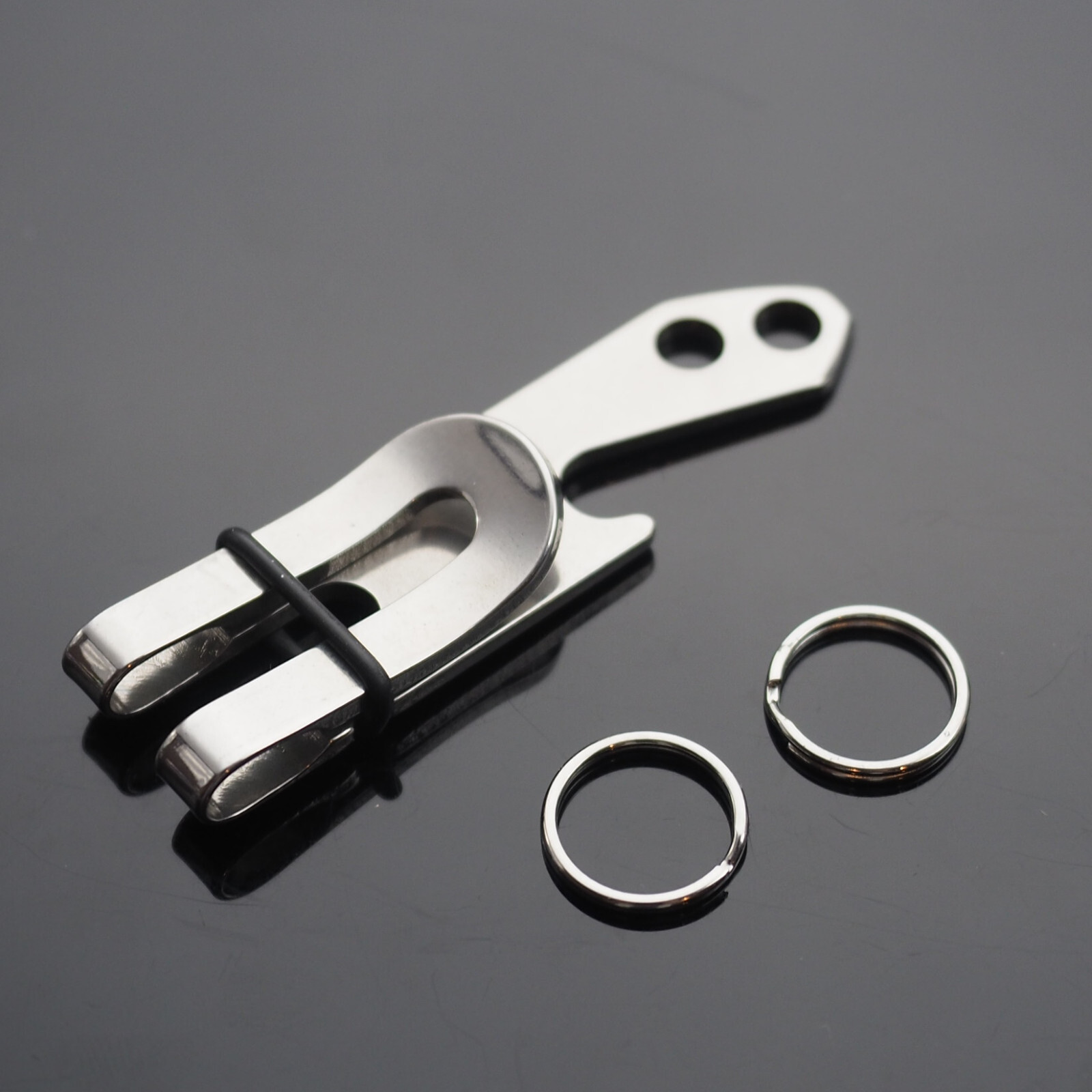 Money Clip & Carabiner Clip Belt Hanger Bottle Opener EDC & Key Rings