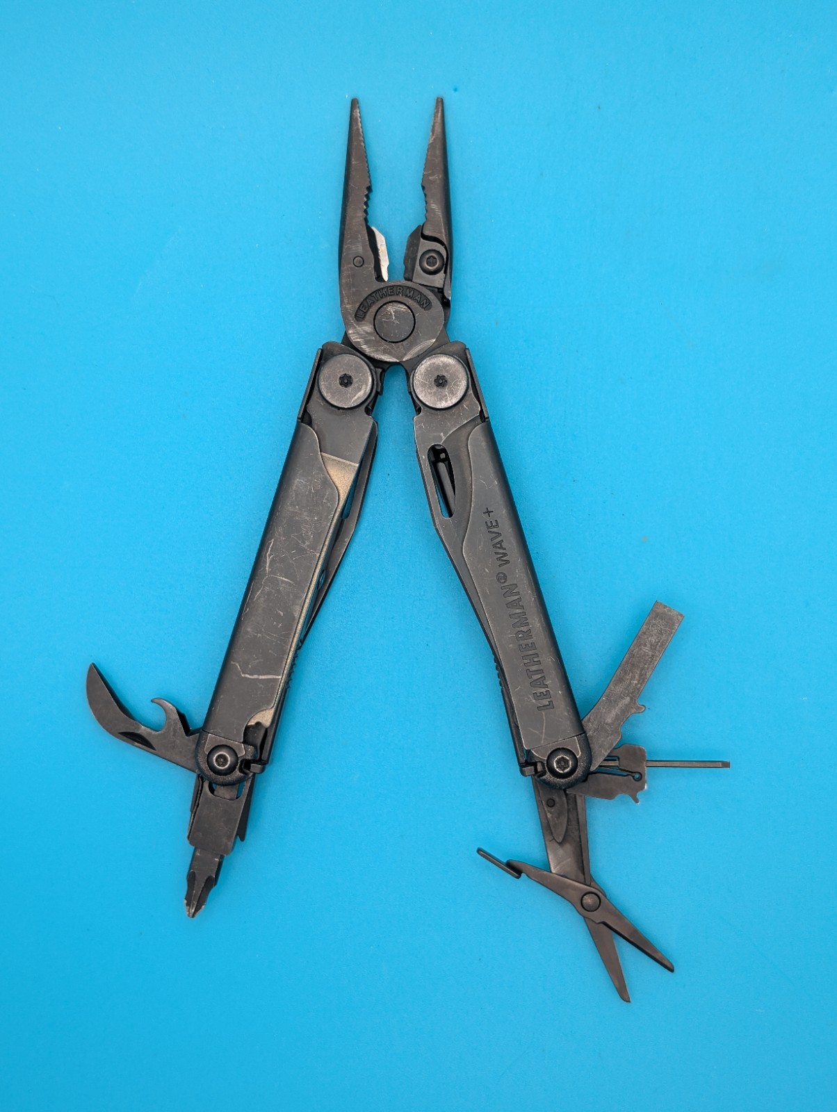Leatherman Wave Plus + Multi-Tool! FAST SHIPPING! BLACK OXIDE!