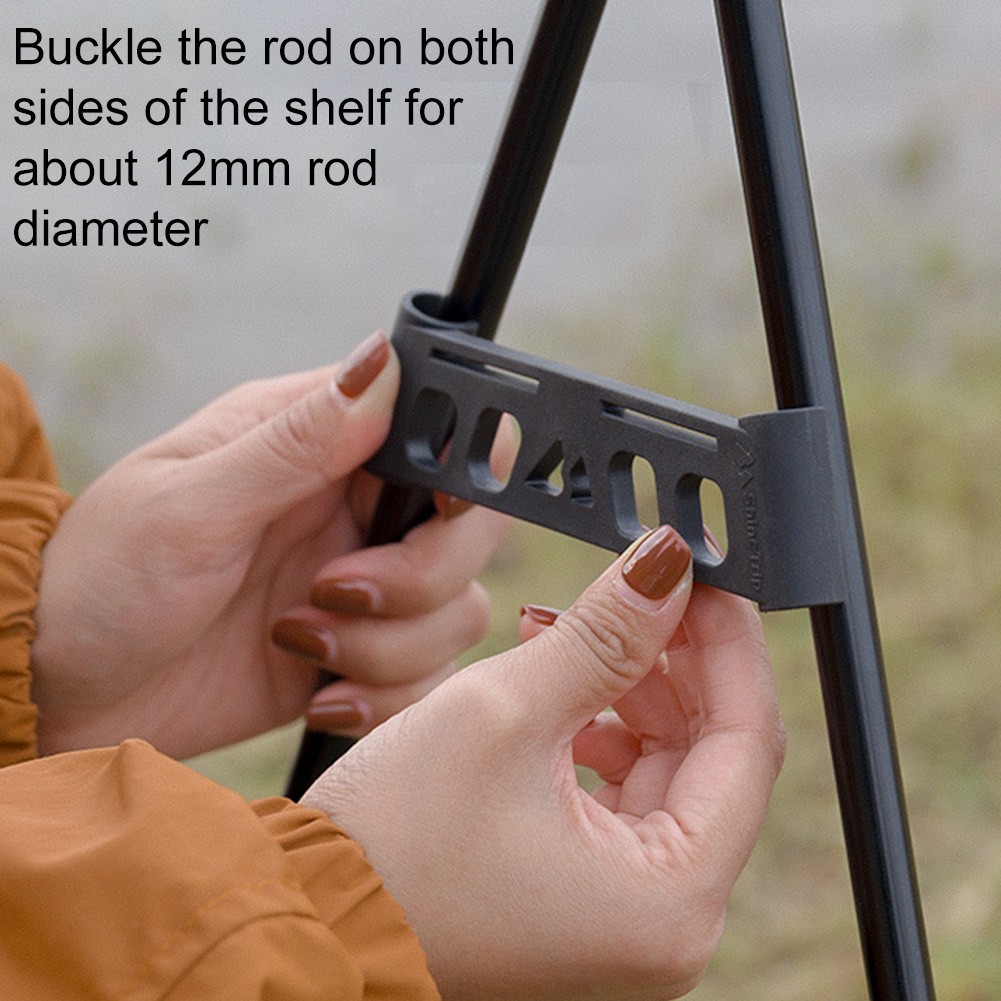 Side Buckle Storage Clasp for Triangular Shelves in Outdoor Activities