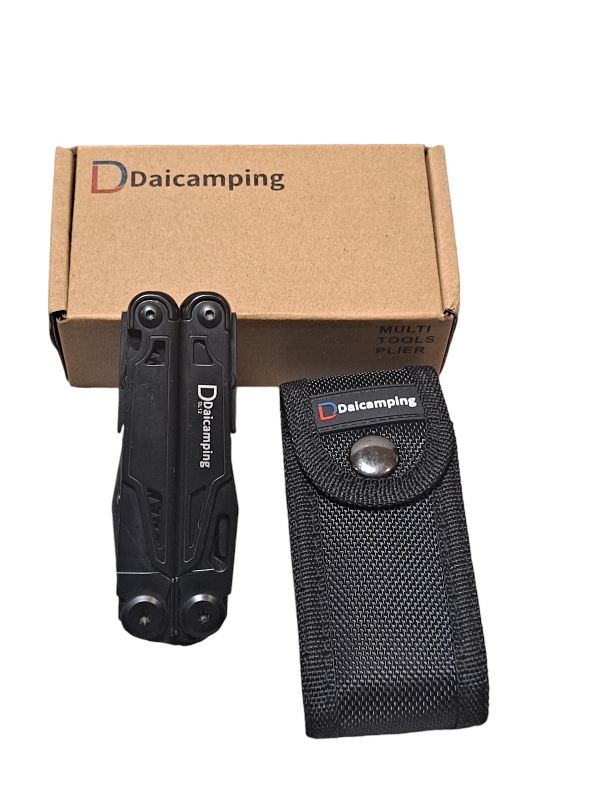 DL12 Clip Multifunctional Clamps Folding Knife Tools Gear Multi Pliers
