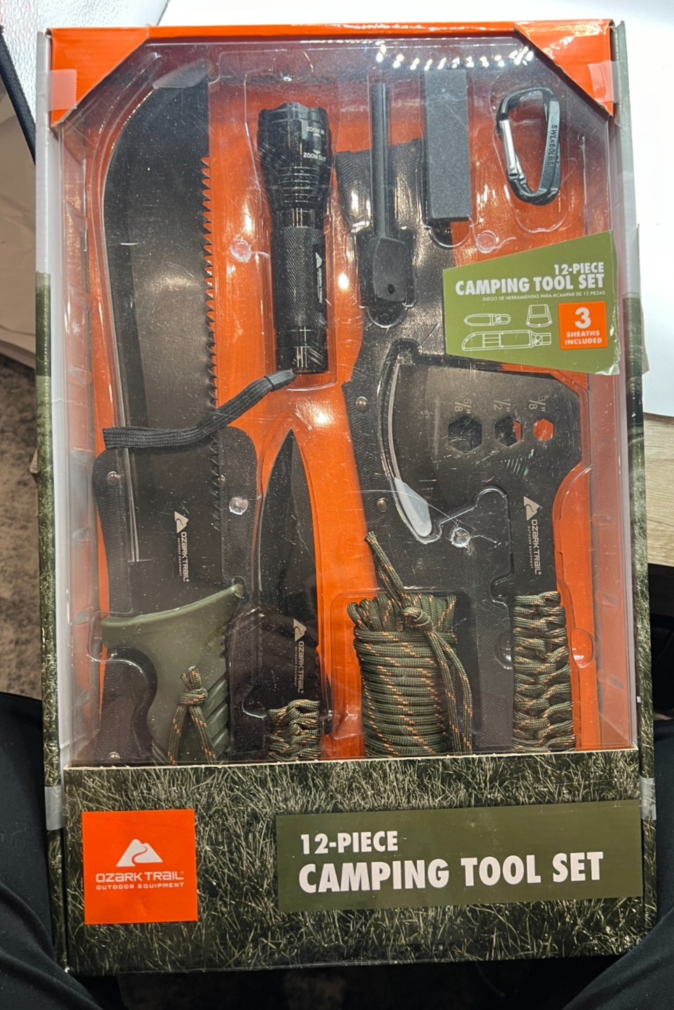 Ozark Trail 12 Piece Camping Tool Set New Open Box