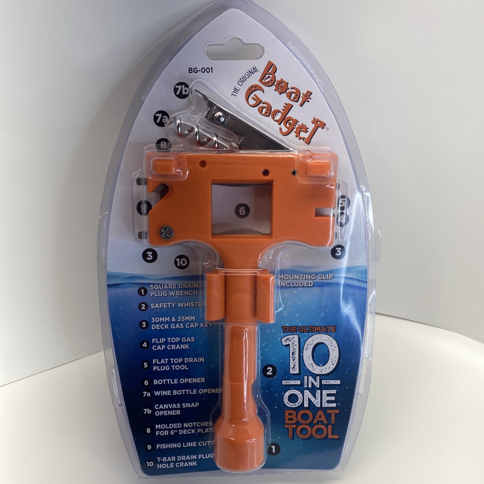 BOAT GADGET Multi-Tool 10-In-1 The Ultimate Essential Tool For Boating New