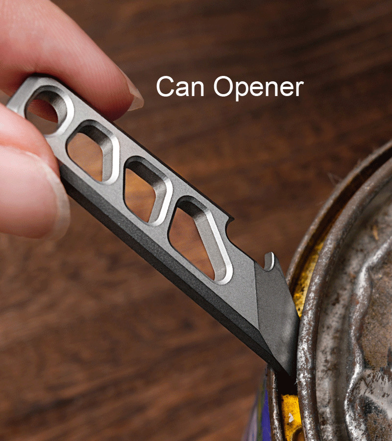 For EDC Titanium Alloy Multi Tool Pry Bar Crowbar Bottle Opener Pendant Gift NEW