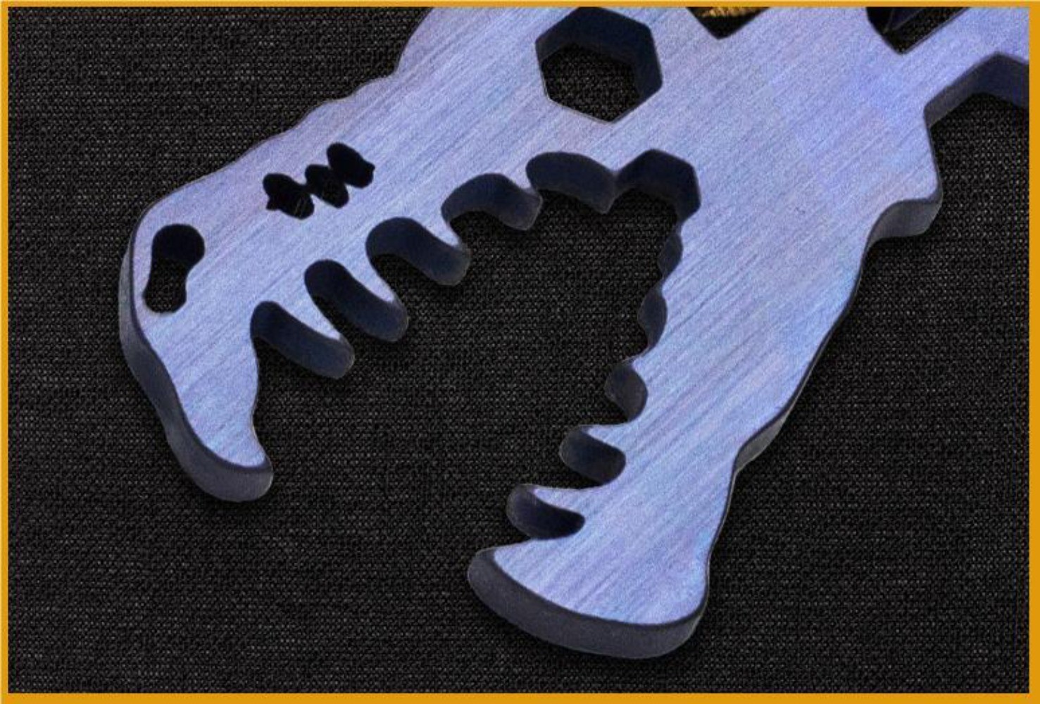 Titanium Alloy Pocket Multi Dinosaur Head Bottle Opener Pry Bar Screwdriver Tool