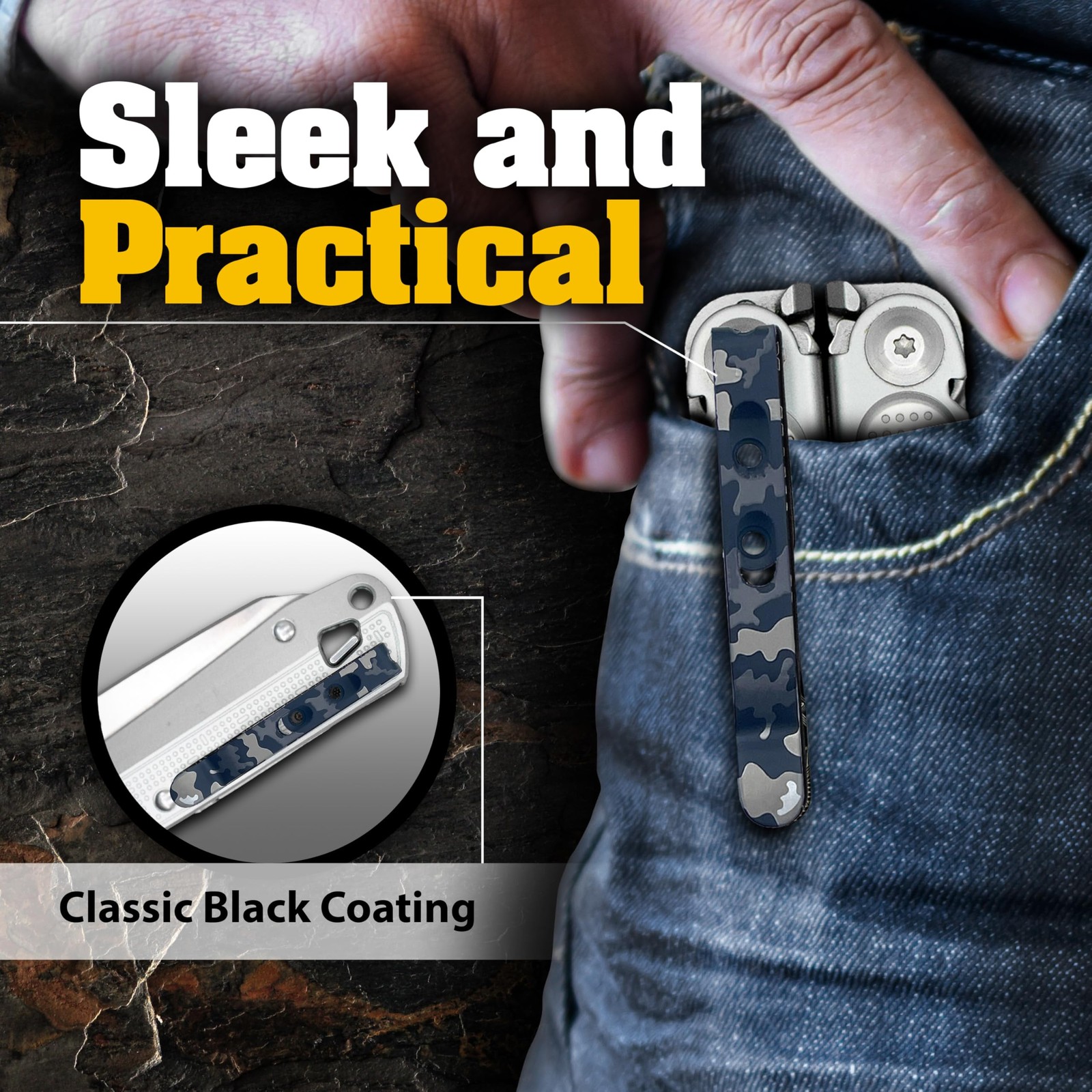 Donk Pocket Clip for Leatherman Free P & T Series, ARC, Bond and Curl Multito…