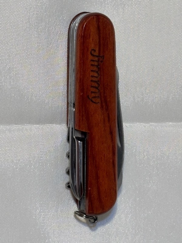 Great Smoky Mountains Multi-Tool Pocket Knife Wood Handle 7 Tools ‘Jimmy’