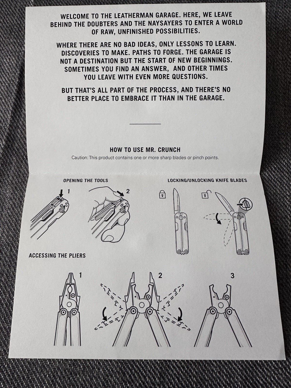 Leatherman Mr. Crunch Garage Edition Batch 001
