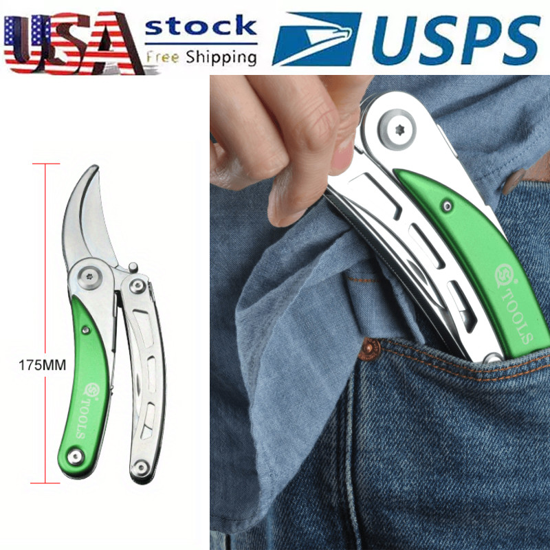 Stainless Steel Pliers Outdoor Multi Tool Garden Scissors Camping Folding knife