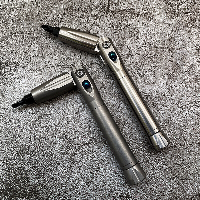 Titanium Folding Screwdriver: A Portable, Multi-functional EDC Tool Cross Bit