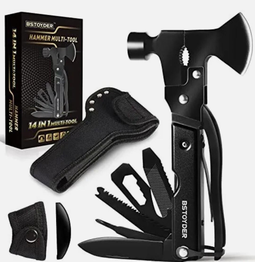 Hammer Multitool for Emergency Camping Hiking Fishing Portable Household